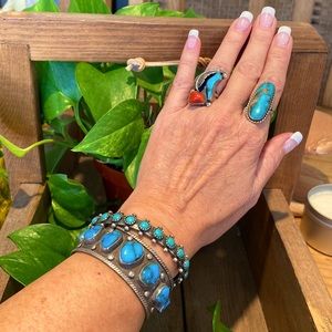 Turquoise cuff bracelet!